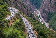 ترافیک سنگین در محورهای کندوان و هراز